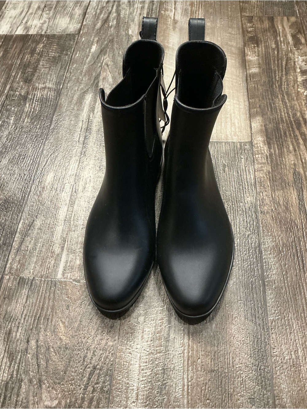 a new day Black Chelsea Rain Boots Size 7 - Picture 16 of 16